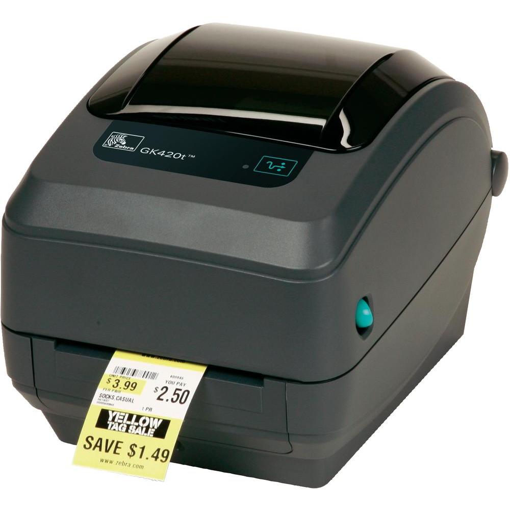 Zebra Gk420d Usb And Network Ink And Labels Printer Base 4287