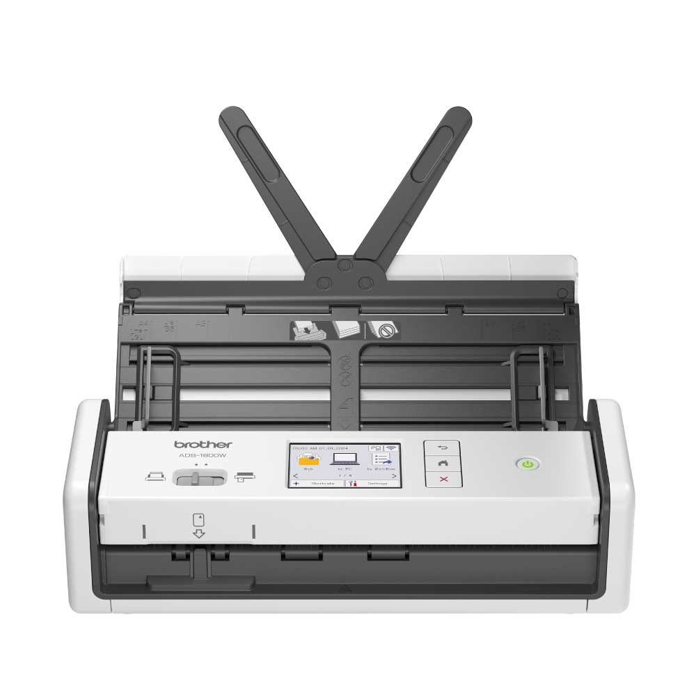 An image of Brother ADS-1800W Compact Portable Document Scanner ADS1800WZU1