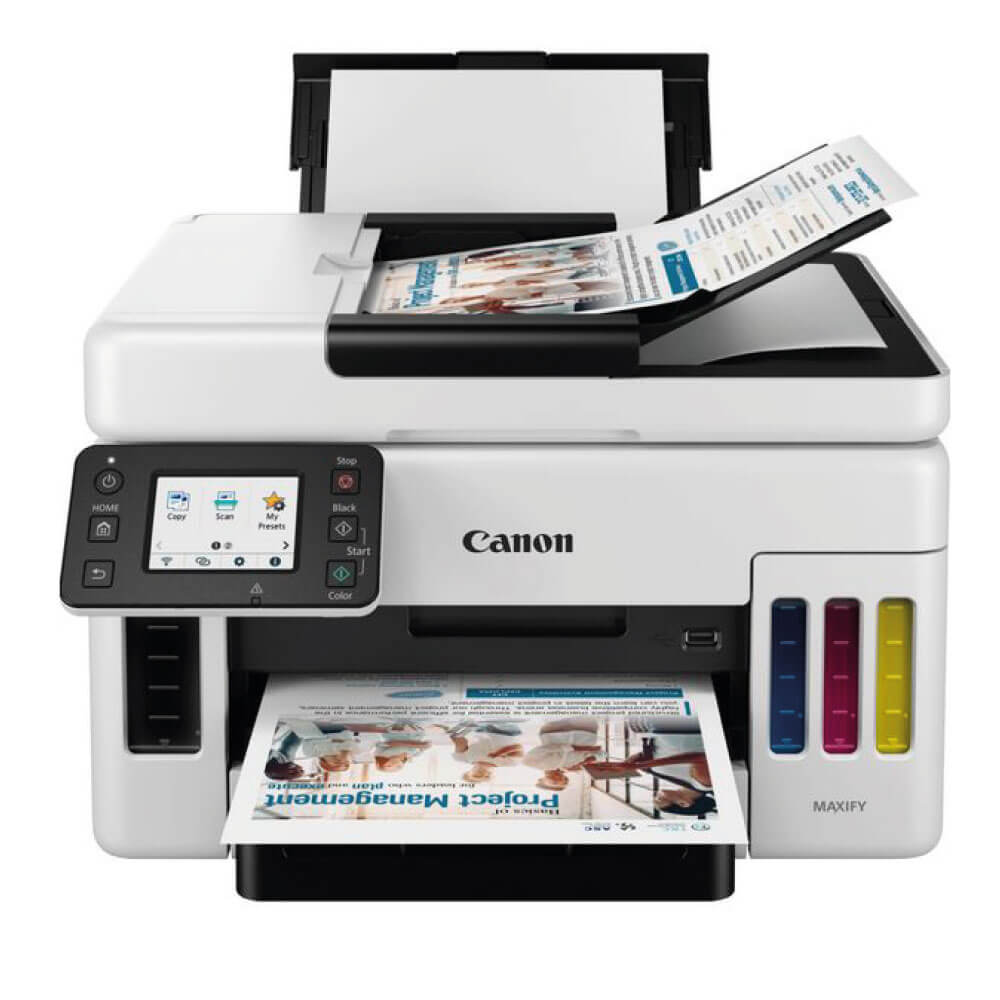 An image of Canon MAXIFY GX6050 A4 colour inkjet printer 