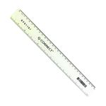 Q-Connect Acrylic Shatter Resistant Ruler 15cm Clear (Pack of 10) KF01106Q