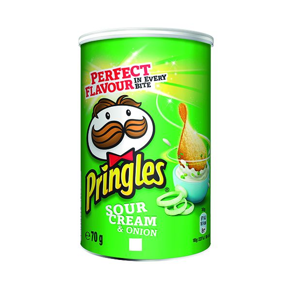 Pringles Sour Cream and Onion 70g (Pack of 12) FOPRI170 | Printer Base