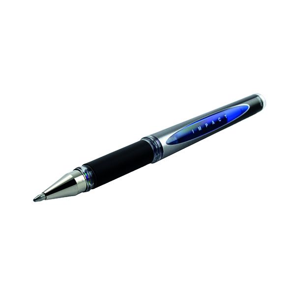 Uni-Ball Gel Impact Rollerball Pen 1.0mm Blue (Pack of 12) 9006051