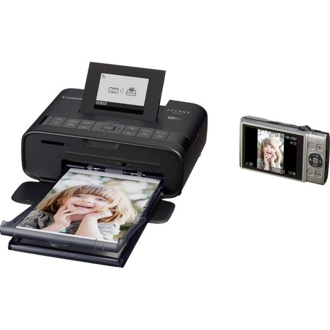 Canon SELPHY CP1200 Compact Wireless Photo Printer - Black