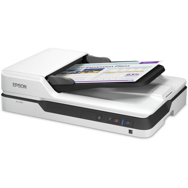 Epson Workforce Ds 1630 A4 Flatbed Scanner B11b239401by Printer Base 0782