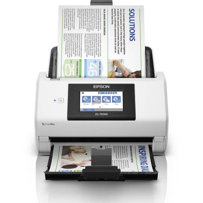 Epson Workforce Ds 790wn A4 Document Sheetfed Scanner B11b265401by Printer Base 3178