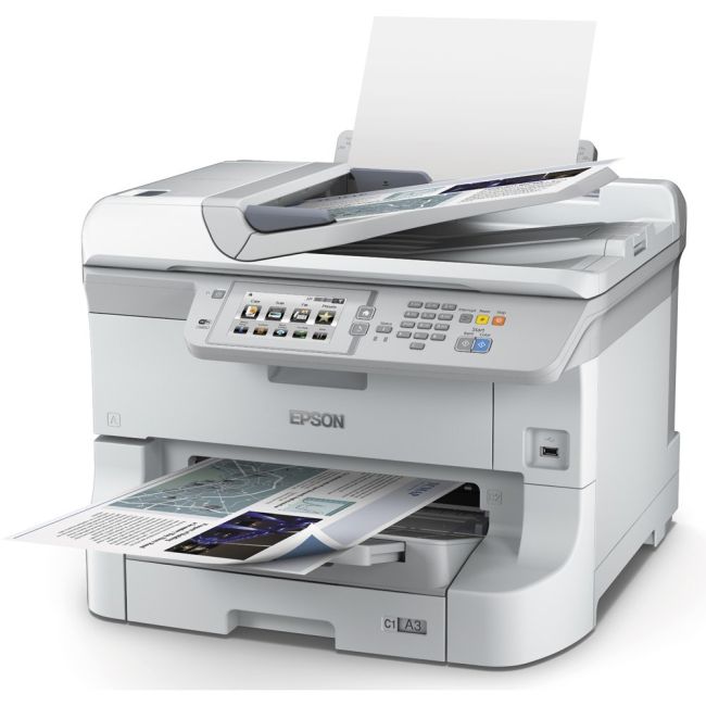 Epson Workforce Pro Wf 8510dwf A3 Colour Inkjet Mfp With Fax C11cd44301by Printer Base 2594