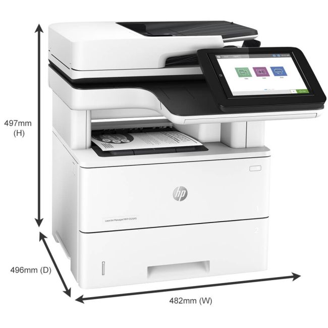 Hp Laserjet Managed Mfp E57540c A4 Colour Multifunction Laser Printer Contract Subscription 