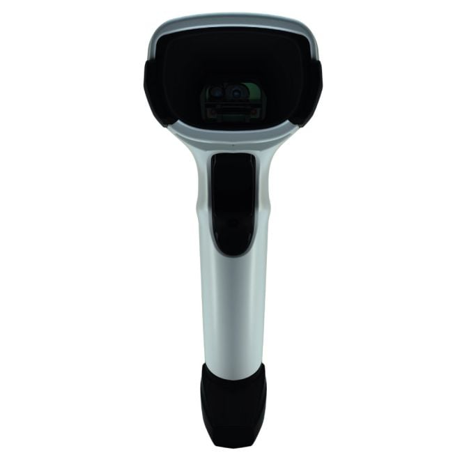 Zebra DS4608-SR Corded Handheld 1D/2D Laser Barcode Scanner | Printer Base