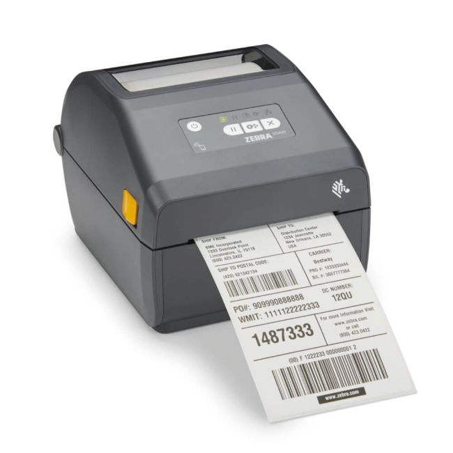 Zebra Zd421d Thermal Transfer Label Printer Printer Base 9526
