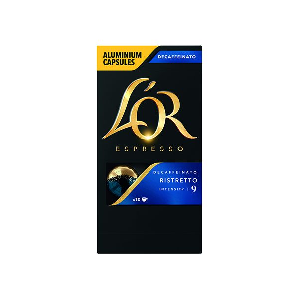 L''Or Nespresso Decaff Ristretto Capsule (10 Pack) 4028615 | Printer Base