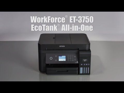 Epson EcoTank ET-3850 A4 Colour Multifunction Inkjet Printer C11CJ61401 ...