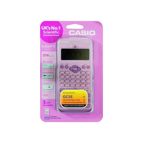 Casio Scientific Calculator FX 83GTX DPPINK Printer Base