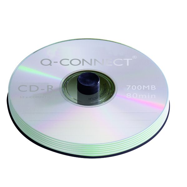 Q Connect CD R 700MB 80minutes Spindle 50 Pack KF00421