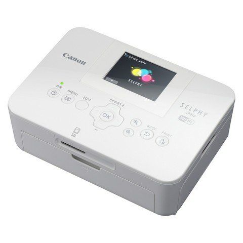 Canon Selphy CP 910 compact top photo printer with 4 ink refills and paper packs