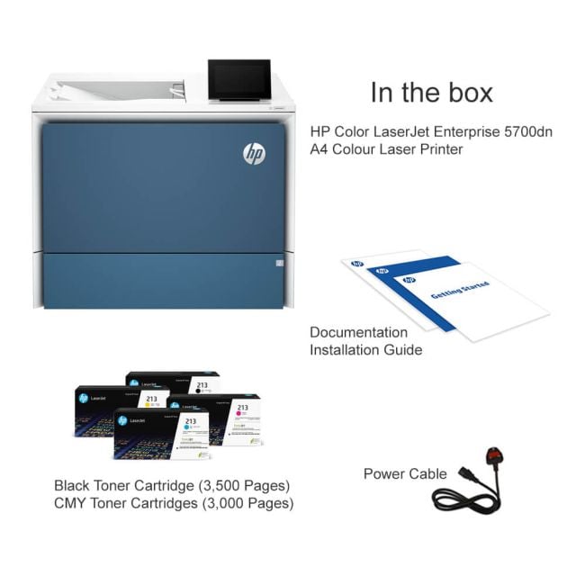 Hp Color Laserjet Enterprise 5700dn A4 Colour Laser Printer Printer Base 9494