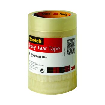 Scotch Tape - 24mm x 50m Easy Tear Tape Roll - GT500077224