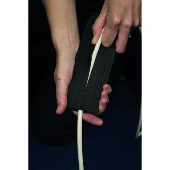 D-Line Black Floor cable cover, (L)1.8m