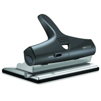 Black Heavy Duty Metal Hole Punch 40 Sheet WX01236