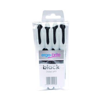 Show-me Teacher Drywipe Marker Black (10 Pack) STM10