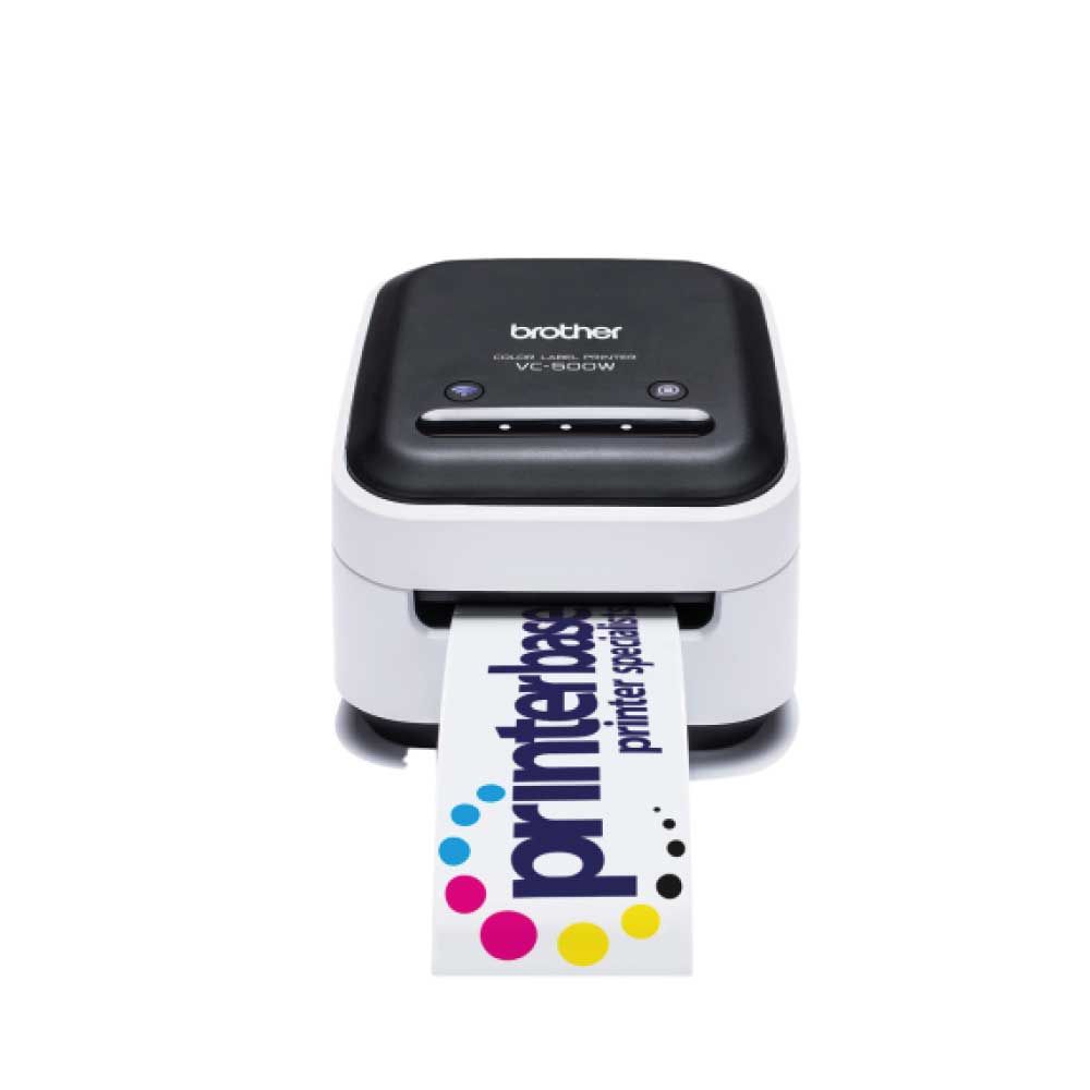 Outlet Brothers VC 500W Label Printer Compact Color Photo Zero Ink Technology WORKS