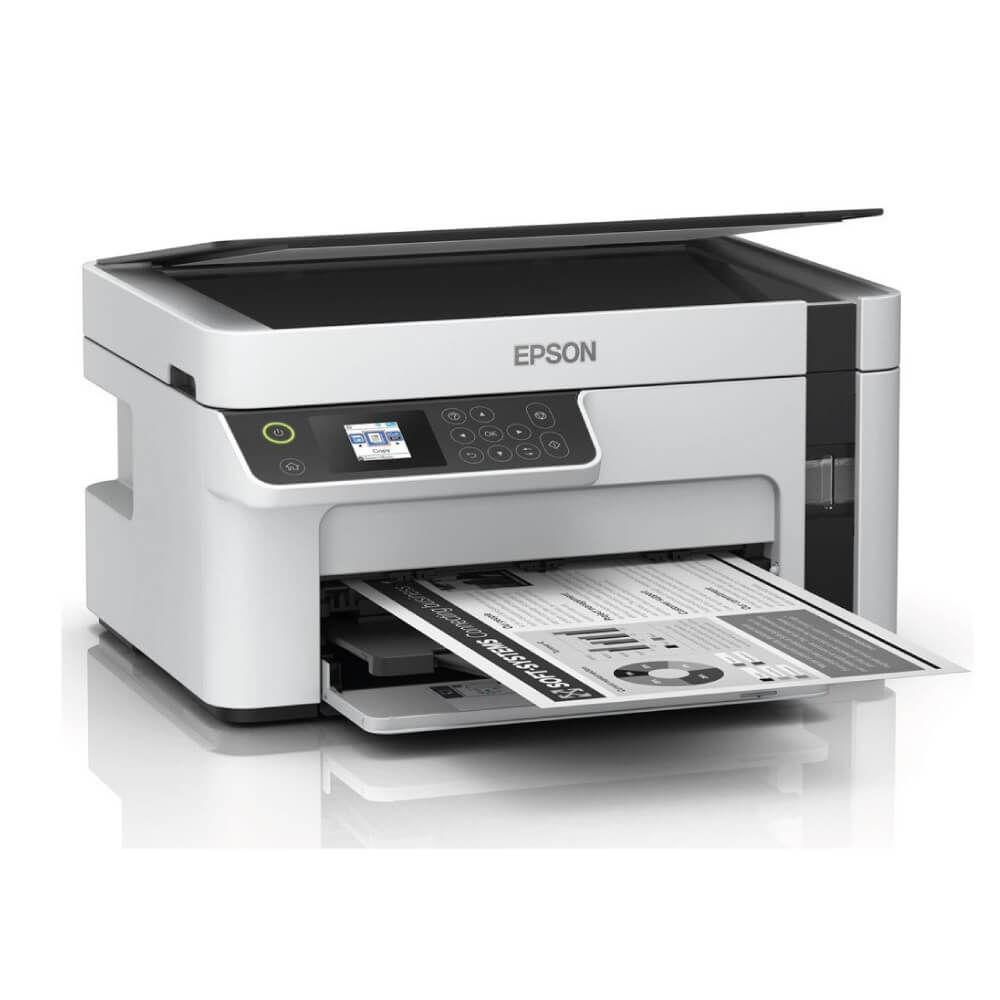 An image of Epson EcoTank ET-M2120 A4 Mono Multifunction Inkjet Printer 