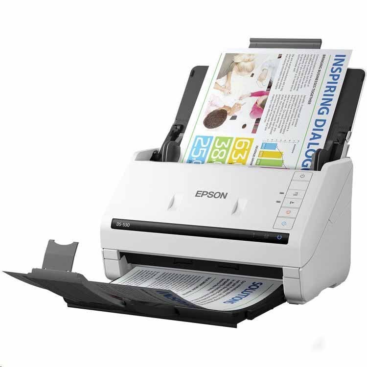 An image of Epson WorkForce DS-530II A4 Sheetfed Scanner 