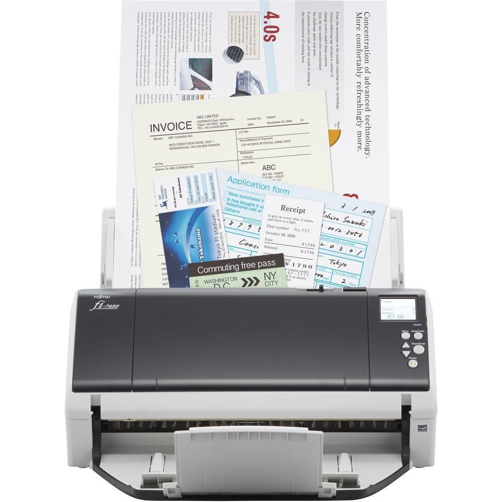 An image of Fujitsu Image Scanner fi-7480 A4 Document Scanner 