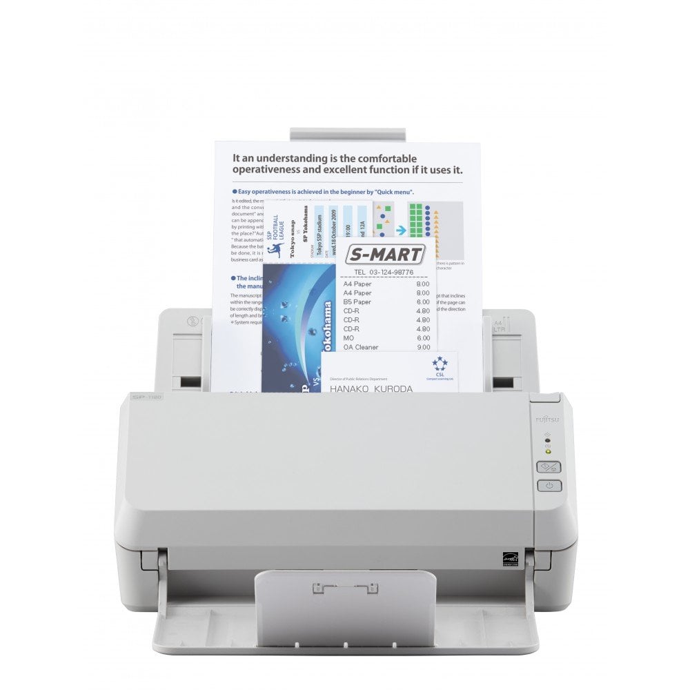 An image of Fujitsu ScanSnap SP-1130N A4 Document Scanner 