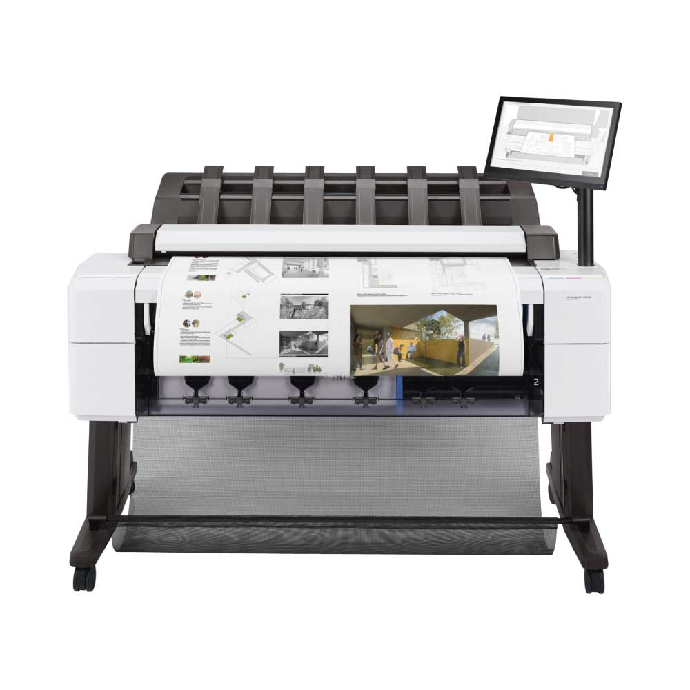 An image of HP DesignJet T2600 PS 36" PostScript Colour Large Format Multifunction Printer 3...