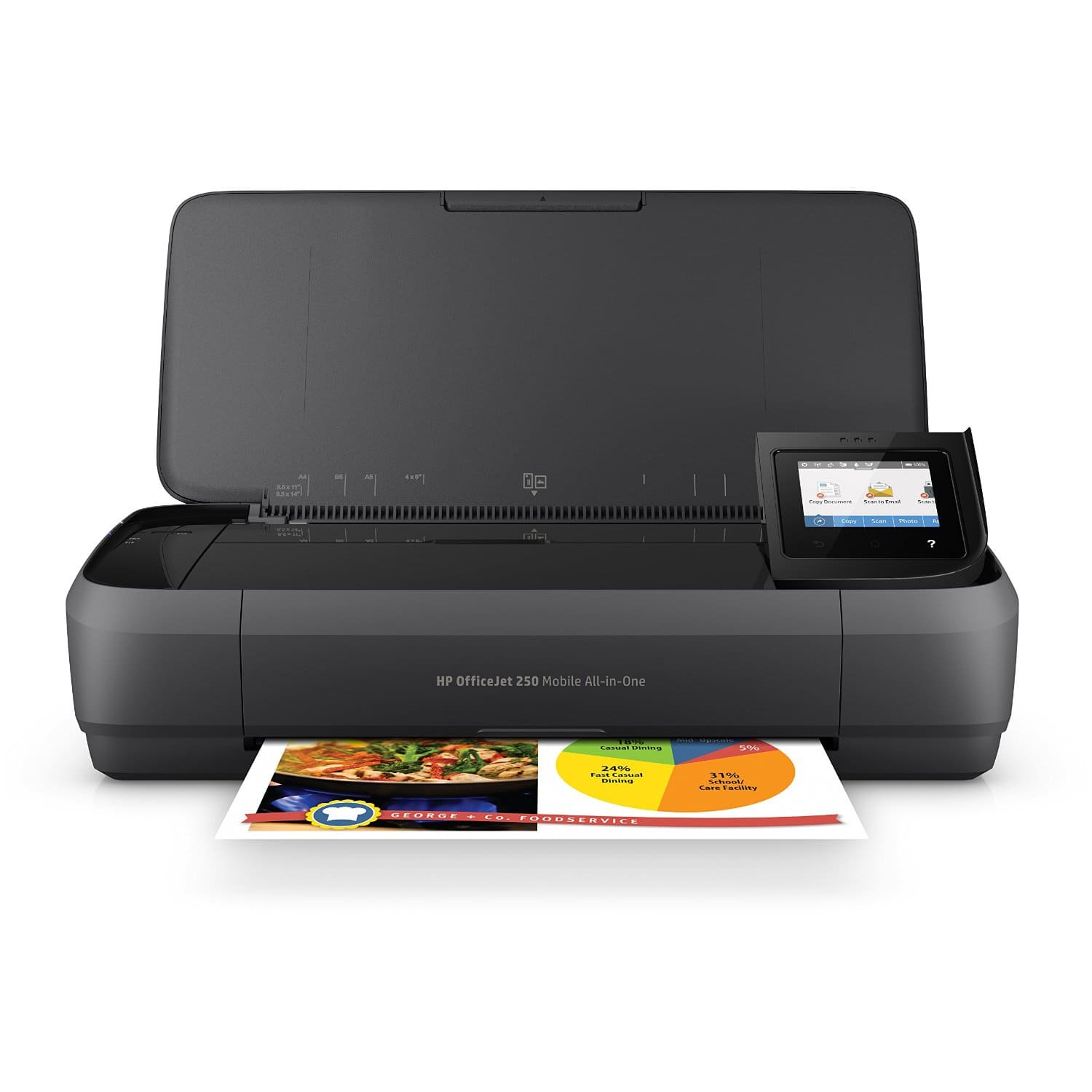 An image of HP Officejet 250 Inkjet Multifunction Printer CZ992A#BHC