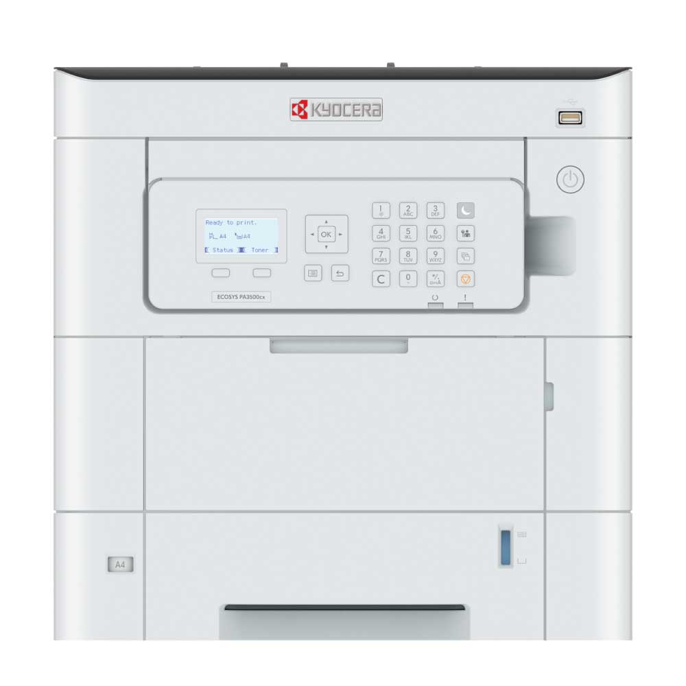 An image of Kyocera ECOSYS PA3500CX A4 Colour Laser Printer 