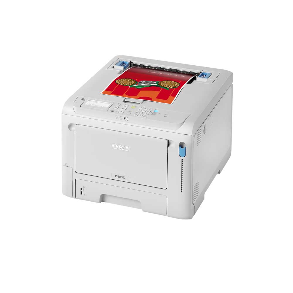 An image of Oki C650 A4 Colour Laser Printer 