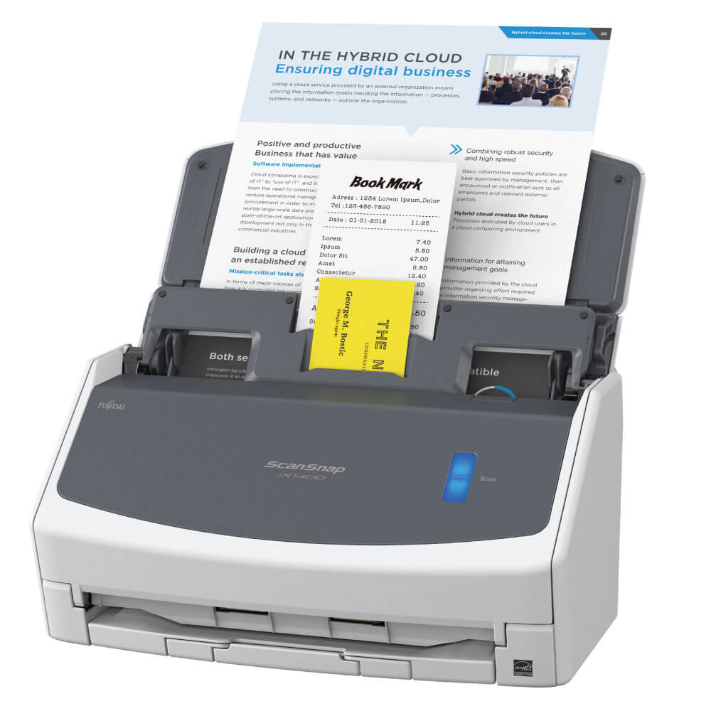 An image of Fujitsu ScanSnap Ix1400 A4 Document Scanner 