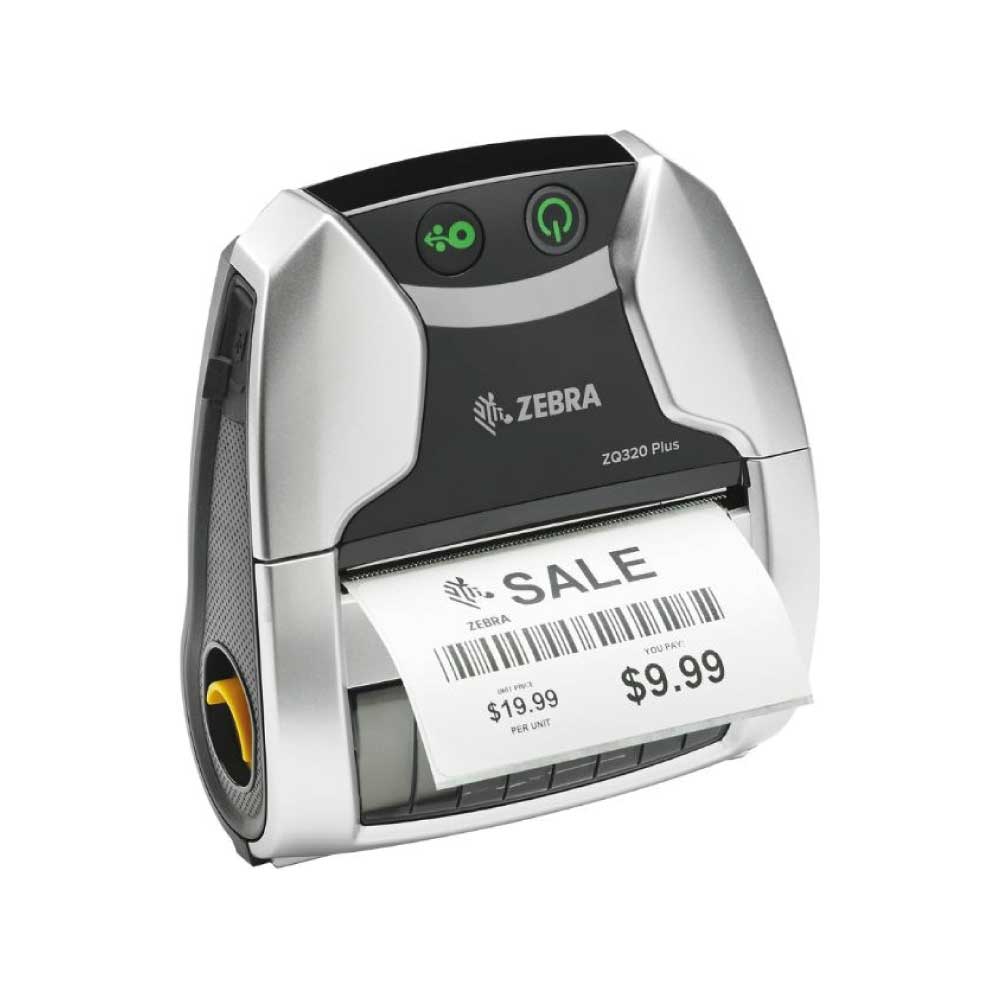 An image of Zebra ZQ310 Plus (USB, Wi-Fi, NFC & Bluetooth) Direct Thermal Label Printer ZQ31...