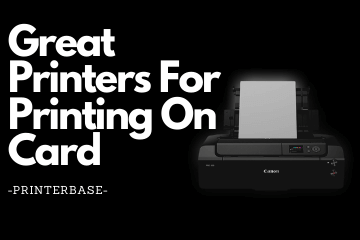 Best Printer For Heavy Cardstock Paper  Top 5 Best Cardstock Paper Printers  In 2023 